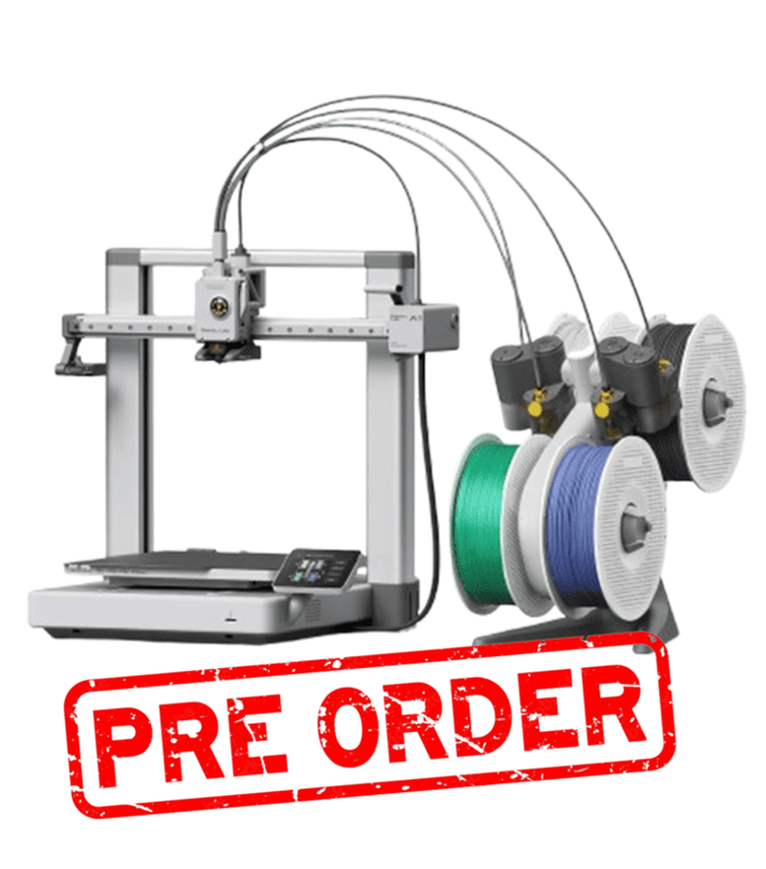 Bambu Lab A1 Combo – High-Speed Multi-Color 3D Printer with